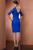 Robe fête de la rentrée avec fronce en 1/2 manche manche nulle elevé avec zip - 2