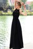 Vestido de Noche de Corte-A de Plisado de Sin mangas de Escote halter - 2
