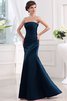 Robe demoiselle d'honneur naturel cordon de bustier en satin maillot - 12