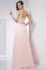 Robe de bal de bustier a-ligne de tour de ceinture en haute avec perle en chiffon - 2