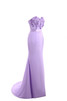 Vestido de Dama de Honor de Corte Recto de Corte princesa de Cristal de Columpio - 4