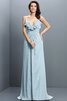 Vestido de Dama de Honor de Corte-A de Corte princesa de Cremallera de Plisado - 18