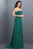 Robe demoiselle d'honneur plissage longue a-ligne de princesse de traîne courte - 9