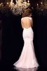 Vestido de Fiesta de Corte Sirena en Satén de Cremallera de Escote redondo de Largo - 2