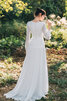 Robe de mariée a plage satin en simulation mode longue formelle - 5