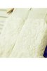 Robe de cortège enfant naturel avec zip a-ligne manche nulle bretelles spaghetti - 4