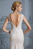 Sweep Train Meerjungfrau Stil Anmutig Attraktives Brautkleid mit Applikation - 8