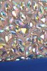 Abito Homecoming in Chiffon con paillette Semplice A-Line Tondo al ginocchio - 4