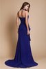 Sweep train Perlenbesetztes Normale Taille Chiffon Ärmelloses Ballkleid - 2