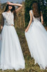Abito da sposa a terra favola squisito pomposo moderno due pezzi - 1
