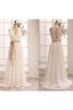 Abito da Sposa Anello Buco Della Serratura Schiena in Pizzo in pizzo in Chiffon A Terra - 1