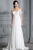Chiffon Prinzessin A-Line Ärmelloses Bodenlanges Brautkleid - 2