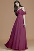 Normale Taille Prinzessin Spaghetti Träger A Linie Bodenlanges Brautjungfernkleid - 11