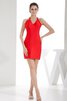 Robe de graduation courte avec sans manches tempérament - 1
