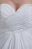 Abito da Sposa con Piega A-Line A Terra Cuore Lungo con Criss-cross - 2