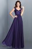 Robe demoiselle d'honneur longue naturel manche nulle jusqu'au sol de princesse - 26