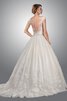 Robe de mariée delicat charmeuse vintage naturel avec mousseline - 2
