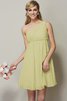 Vestido de Dama de Honor de Corte princesa de Corto de Hasta la Rodilla - 8