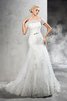 Abito da Sposa Stravagante Lunghi Moderno Tubino con Applique - 4