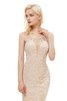 Robe de bal splendide avec perle fermeutre eclair de sirène sexy - 5