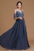 Normale Taille a linie Prinzessin Fabelhaft Brautjungfernkleid ohne Ärmeln - 5