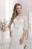 Robe de mariée vintage longue facile boutonné avec lacets - 2