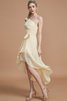 Abito da Damigella Asimmetrico Asimmetrici Mini in Chiffon A-Line - 3