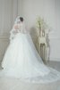 A-Line zeitloses Duchesse-Linie Reißverschluss luxus Brautkleid mit Pailletten - 4