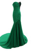 Keine Taille A-Line Chiffon Elegantes bodenlanges Abendkleid mit Reißverschluss - 3