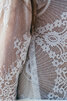 Brillant Natürliche Taile Strand Romantisches Brautkleid mit Perlen - 4