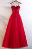 Vestido de Dama de Honor en Terciopelo de Escote Corazón de Cordón de Encantador - 7
