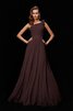 Vestido de Dama de Honor de Sin mangas de Imperio Cintura de Largo de Hasta el suelo - 7