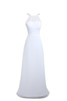 Kunstseide Vintage A-Linie schick swing Brautkleid mit Pailletten - 1