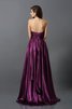 Vestido de Dama de Honor de Corte-A de Natural de Plisado de Hasta el suelo - 13