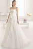 Robe de mariée splendide moderne naturel de lotus avec fleurs - 1