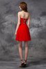 Robe de cocktail courte formelle ruché manche nulle de princesse - 2