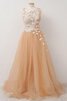 Abito da Ballo con Applique A-Line Senza Maniche largo tradizionale Vintage - 1