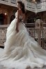 Vestido de Novia de Bordado de Sin mangas de Espalda Descubierta de Escote Corazón - 2