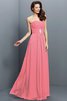Chiffon Prinzessin Empire Taille A Linie Reißverschluss Brautjungfernkleid - 28