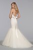 Abito da Sposa in Pizzo Spazzola Treno con Perline in Tulle con Nastro in pizzo - 2
