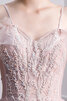 Vestido de Fiesta de Cordón de Abalorio de Deslumbrante de Sin mangas - 4