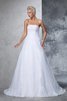 Trägerloser Ausschnitt Empire Taille Anständiges Luxus Brautkleid mit Applikation - 3