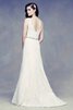Robe de mariée naturel humble delicat ligne a manche nulle - 2