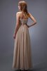 Sencillo Vestido de Dama de Honor de Imperio de Criss Cross de Plisado de Escote Corazón - 3