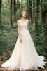 Abito da sposa cuore a-line a terra all aperto fantastico naturale - 1