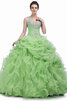 Robe de quinceanera de princesse absorbant jusqu'au sol majestueux longue - 2