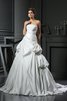 Robe de mariée longue classique manche nulle de mode de bal de traîne mi-longue - 1