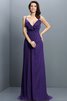 Vestido de Dama de Honor de Corte-A de Corte princesa de Cremallera de Plisado - 24