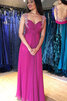 Ausgezeichnet Attraktives Bodenlanges Ballkleid aus Dehnbarer Satin aus Chiffon - 1