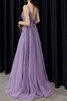 Ehrenvoll Normale Taille Festliches Ballkleid mit Bordüre aus Satin - 2